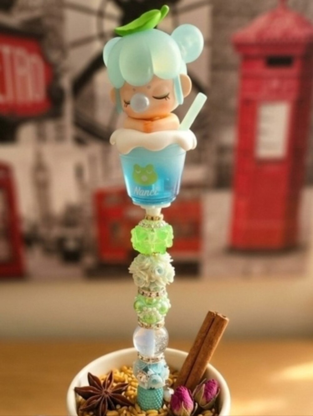 Baby Nanci Milk Tea Series In Beadable Pen